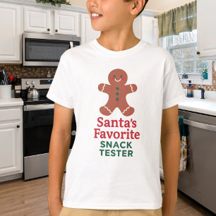 Camiseta Citação de natal: teste de snack engraçado