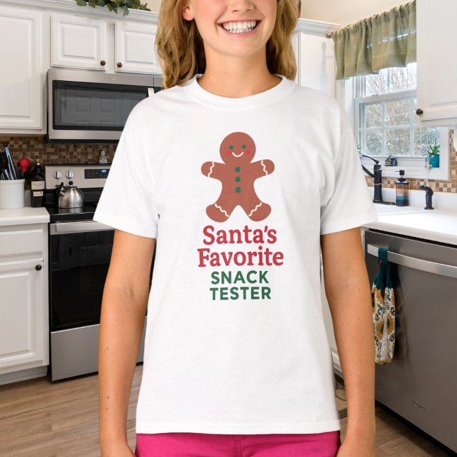 Camiseta Citação de natal: teste de snack engraçado (Criador carregado)