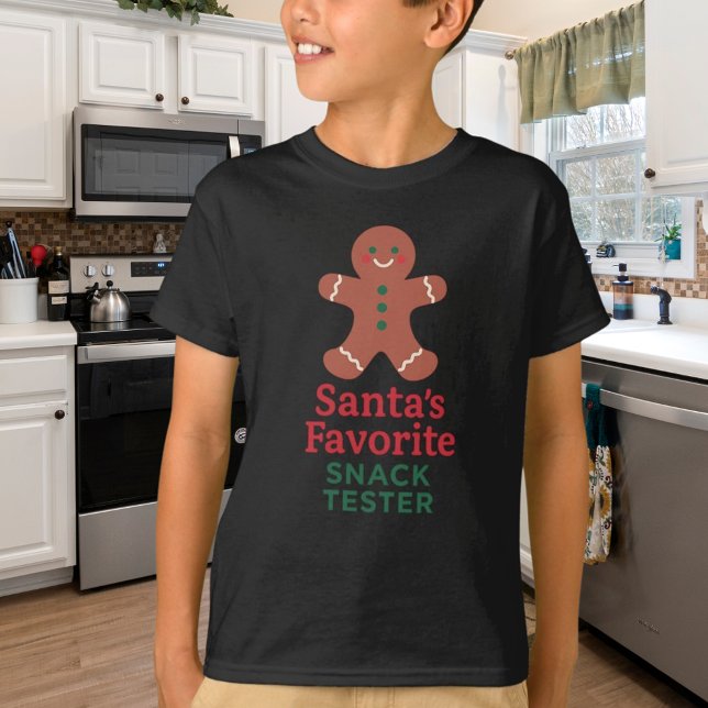 Camiseta Citação de natal: teste de snack engraçado (Criador carregado)