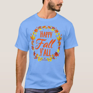 Camiseta Citação de outono Feliz Queda Obrigados do Dia das