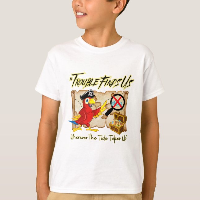 Camiseta citação de papagaio-pirata (Frente)