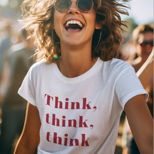Camiseta Citação de Pensão Vermelha Positiva de Inspira