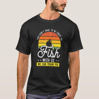 Camiseta Citação de Pesca Ao Ar Livre Pescador