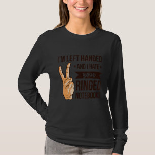 Camiseta Citação De Pessoa À Esquerda Para Um Pano Esquerdo