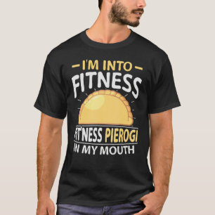 Camiseta Citação de Pierogi de Comida Polonesa para um Pier