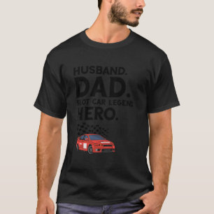Camiseta Citação de Pista de Carro de Slot para Pista de Sl