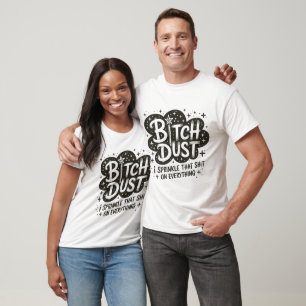 Camiseta Citação de Poeira da Bruxa do Dia de as Bruxas eng