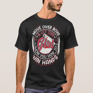 Camiseta Citação de Poker do Texas Holdem para uma garota P