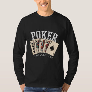 Camiseta Citação de Poker para Jogador