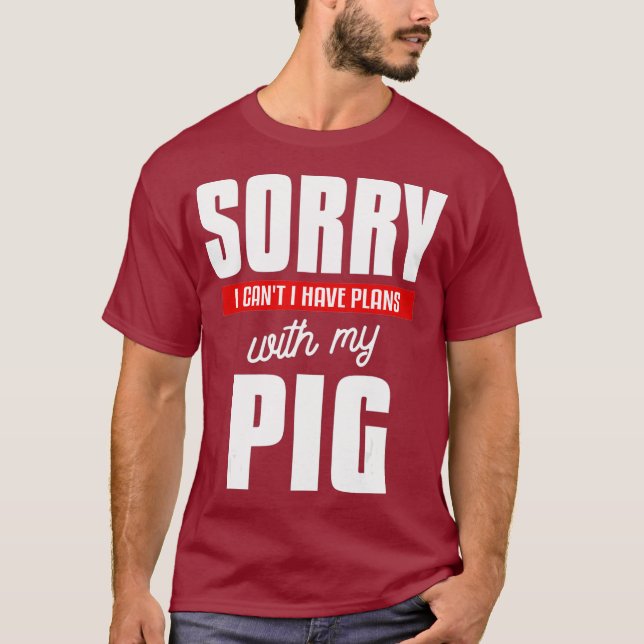 Camiseta Citação De Porcos Engraçados Pela Pecuária Engraça (Frente)
