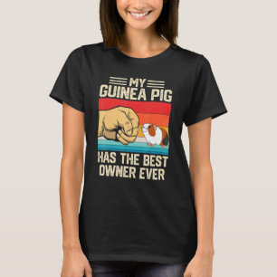 Camiseta Citação de Porquinho da Índia Porquinho Retro Anti