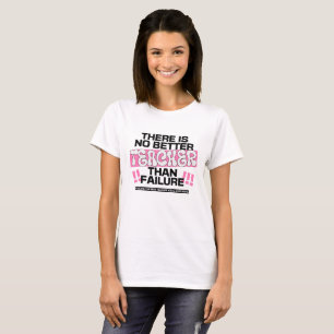 Camiseta Citação de Professor Rosa Retro