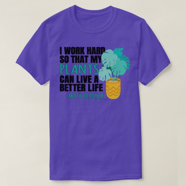 Camiseta Citação de Professores de Matemática (Frente do Design)