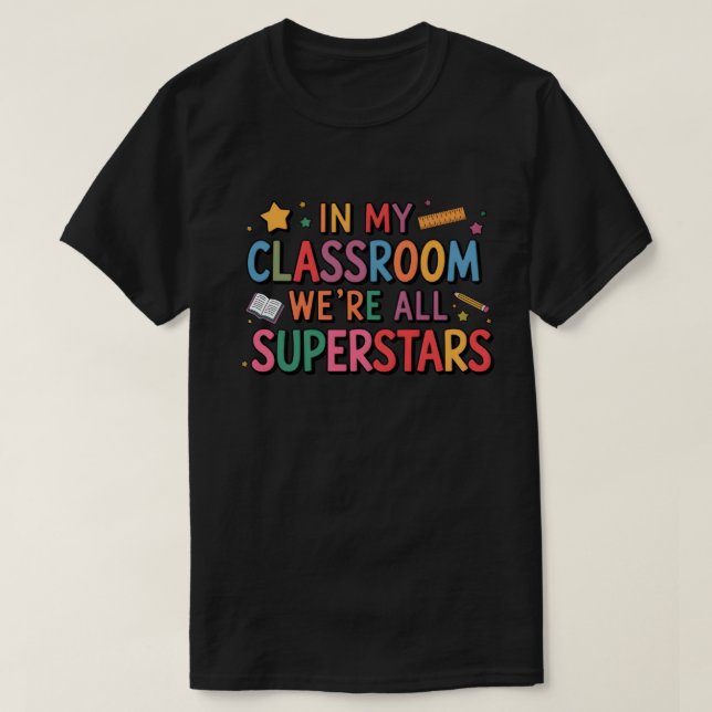 Camiseta Citação de Professores Inspiracional (Frente do Design)
