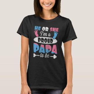 Camiseta Citação de Revelação de Gênero Masculino para um P