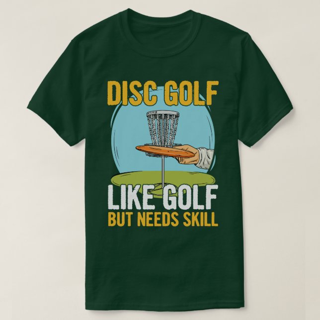 Camiseta Citação De Rolf Para Um Jogador De Golfe De Disco (Frente do Design)