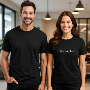 Camiseta citação de roupa estética Bee humble