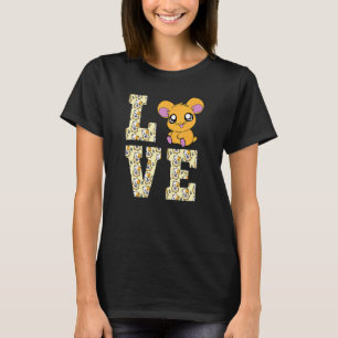 Camiseta Citação de Roupas de Amor de Hamster Cute Animal