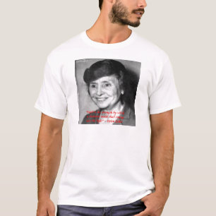 Camiseta Citação de Sabedoria de Helen Keller "Fé/Força"