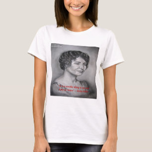 Camiseta Citação de Sabedoria de Visão de Helen Keller