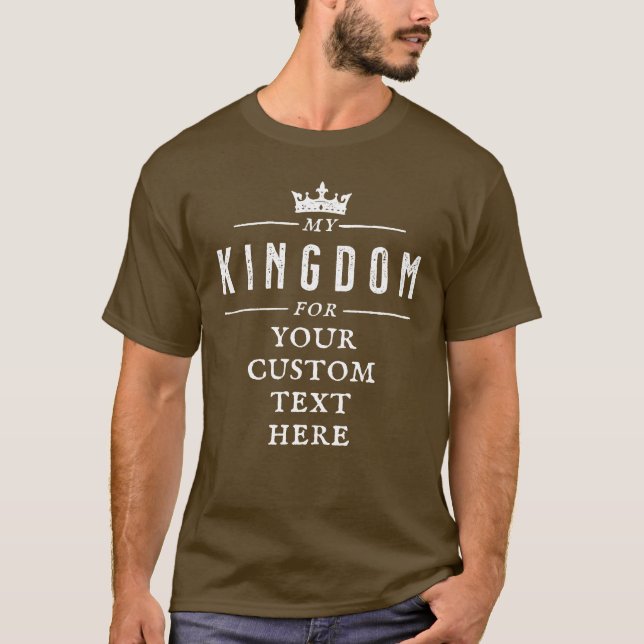 Camiseta Citação de Shakespeare Personalizada (Frente)