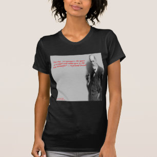 Camiseta Citação de Sigmund Freud Famosa de "Luta"