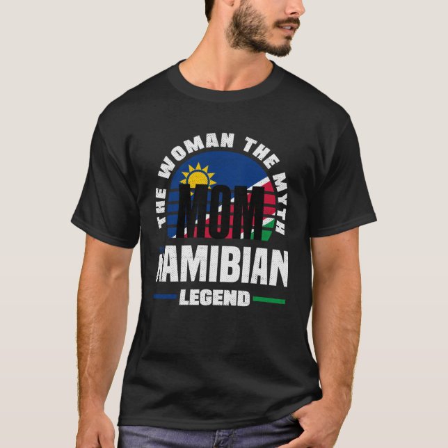Camiseta Citação de Sinalizador Namíbia Namíbia (Frente)
