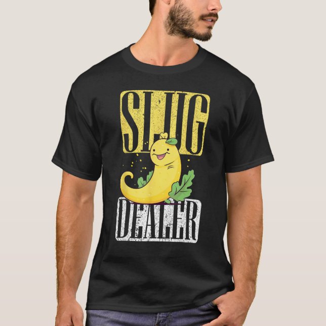 Camiseta Citação de Snail Catcher para Snail Catching e Slu (Frente)