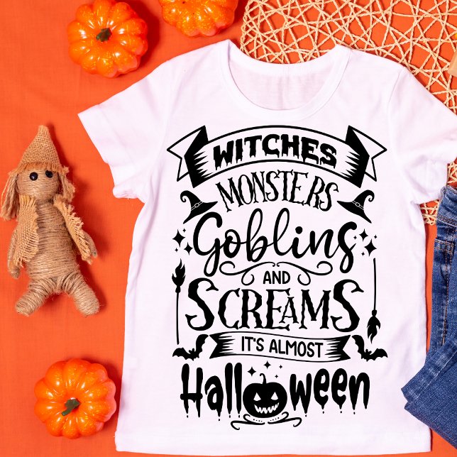 Camiseta Citação de Spooky Halloween (Criador carregado)