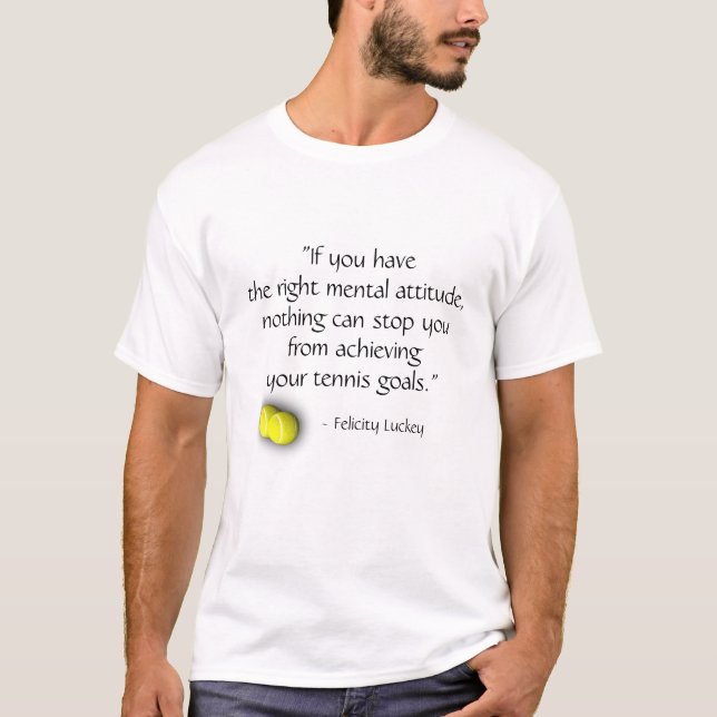 Camiseta Citação de Tênis (Frente)