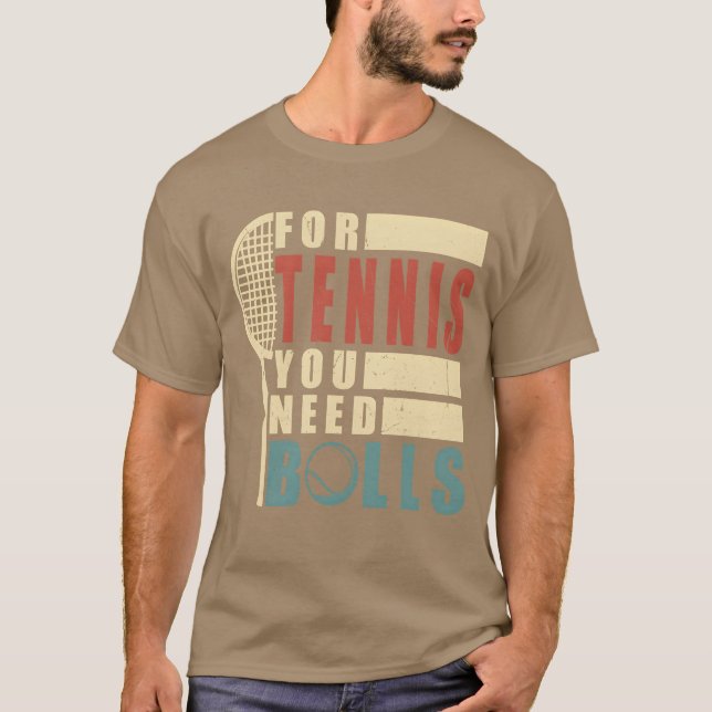 Camiseta Citação de tênis engraçada (Frente)