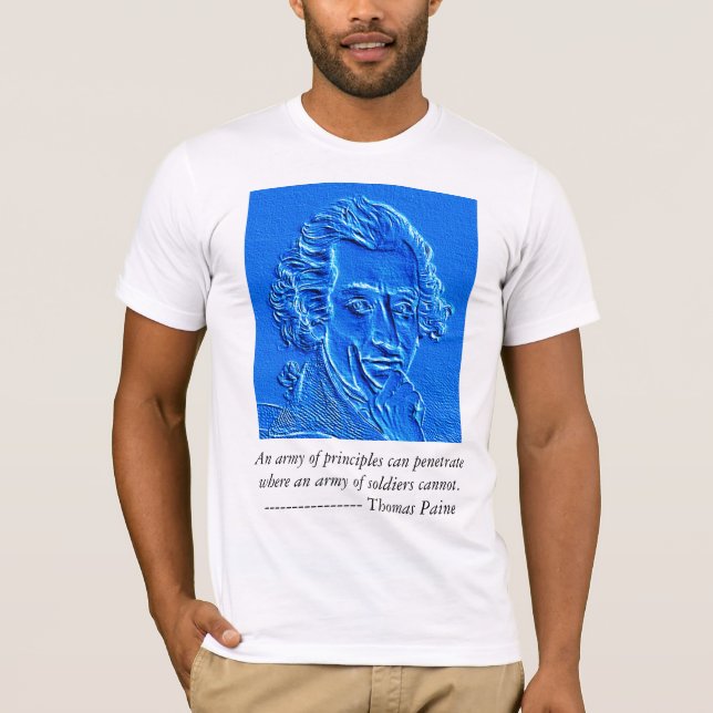 Camiseta citação de Thomas Paine (Frente)
