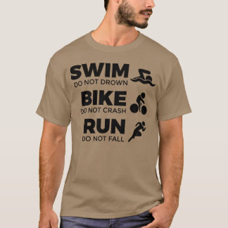 Camiseta Citação de triatleta menina
