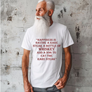 Camiseta citação de uísque