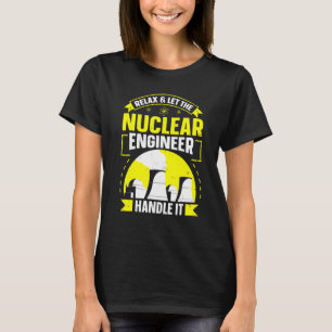 Camiseta Citação de uma central elétrica radioativa para um