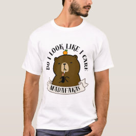 Camiseta Citação de Urso Engraçado – Eu Pareço que Me Impor