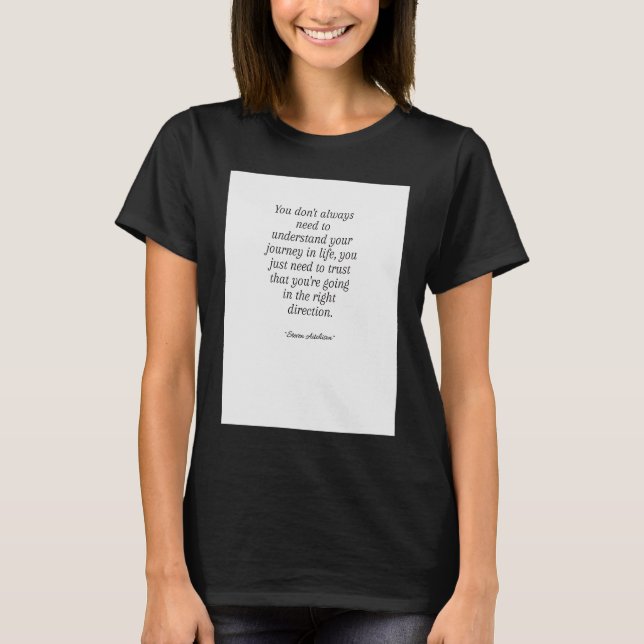 Camiseta Citação de Vida (Frente)