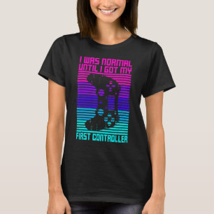 Camiseta Citação De videos games Para Um Geek De Controlado