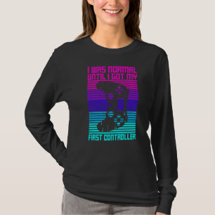 Camiseta Citação De videos games Para Um Geek De Controlado