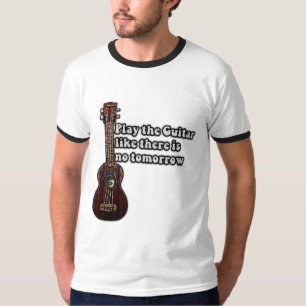 Camiseta citação de violão positiva para amantes de guitarr