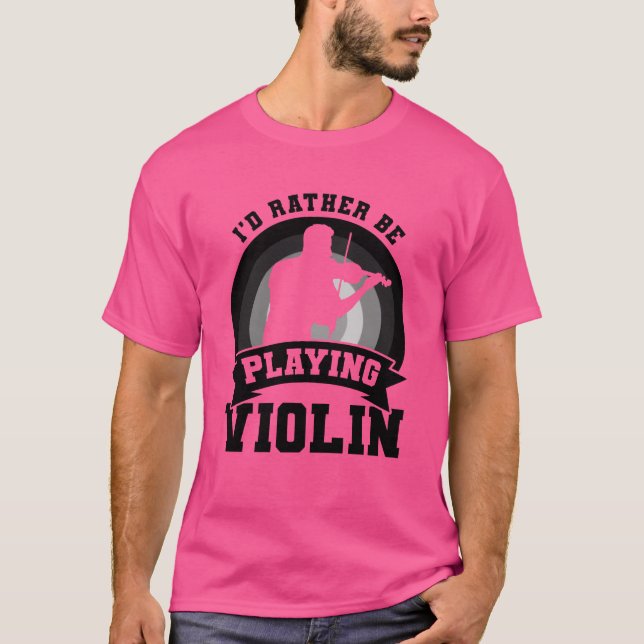 Camiseta Citação de Violinista amigos (Frente)