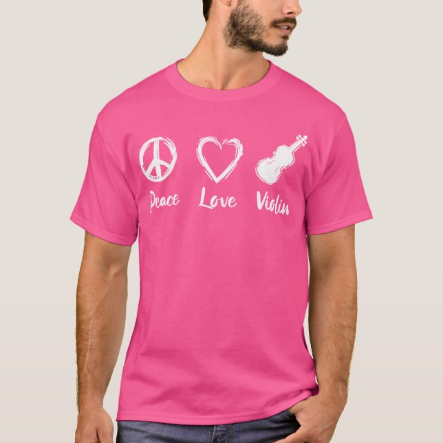 Camiseta Citação de violino vintage (Frente)
