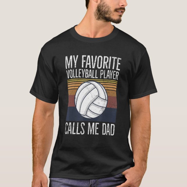 Camiseta Citação De Voleibol Para Pai De Pl De Voleibol (Frente)