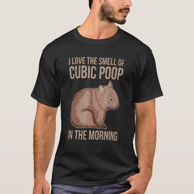 Camiseta Citação De Wombat Do Outback Da Austrália Para Um  (Frente)