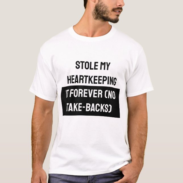Camiseta Citação Divertida de Amor (Frente)