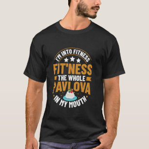 Camiseta Citação Divertida de Comida Confortável Pavlova