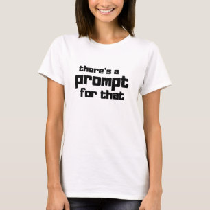 Camiseta Citação Divertida de Engenheiro de Prompt AI Entus