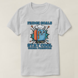 Camiseta Citação Divertida de Geladeira