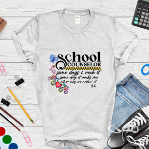 Camiseta Citação Divertida Personalizada para Orientadora E