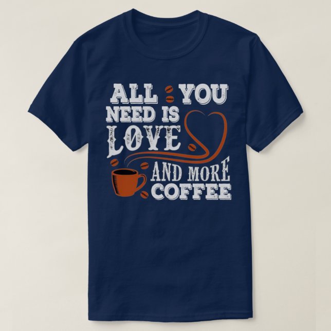 Camiseta citação do café 26 (Frente do Design)